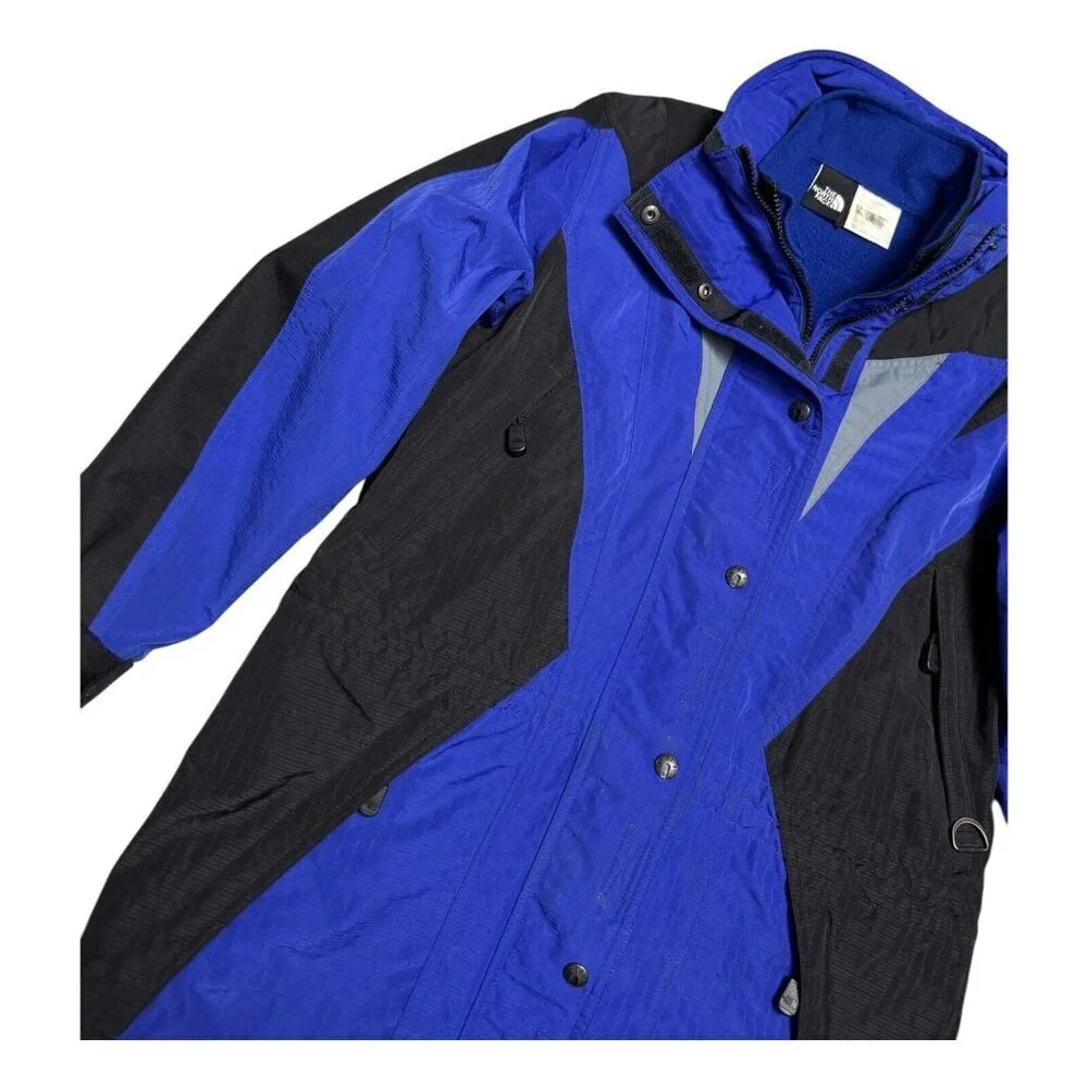 VINTAGE The North Face EXTREME LIGHT 2-in-1 Convertible Fleece Ski Parka Coat XS